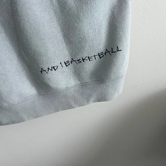 Gray Hoodie with Embroidered Detail - Picture 6 of 6